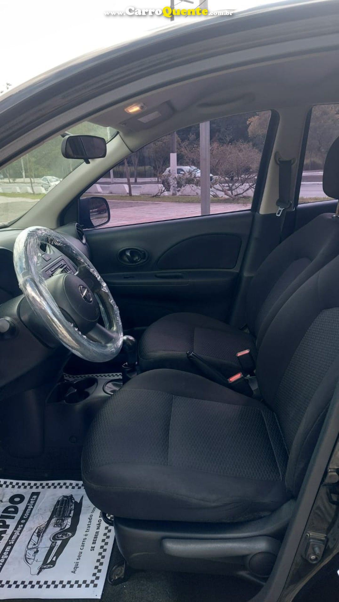 NISSAN   MARCH 1.0 16V FLEX FUEL 5P   PRETO 2015 1.0 FLEX - Loja