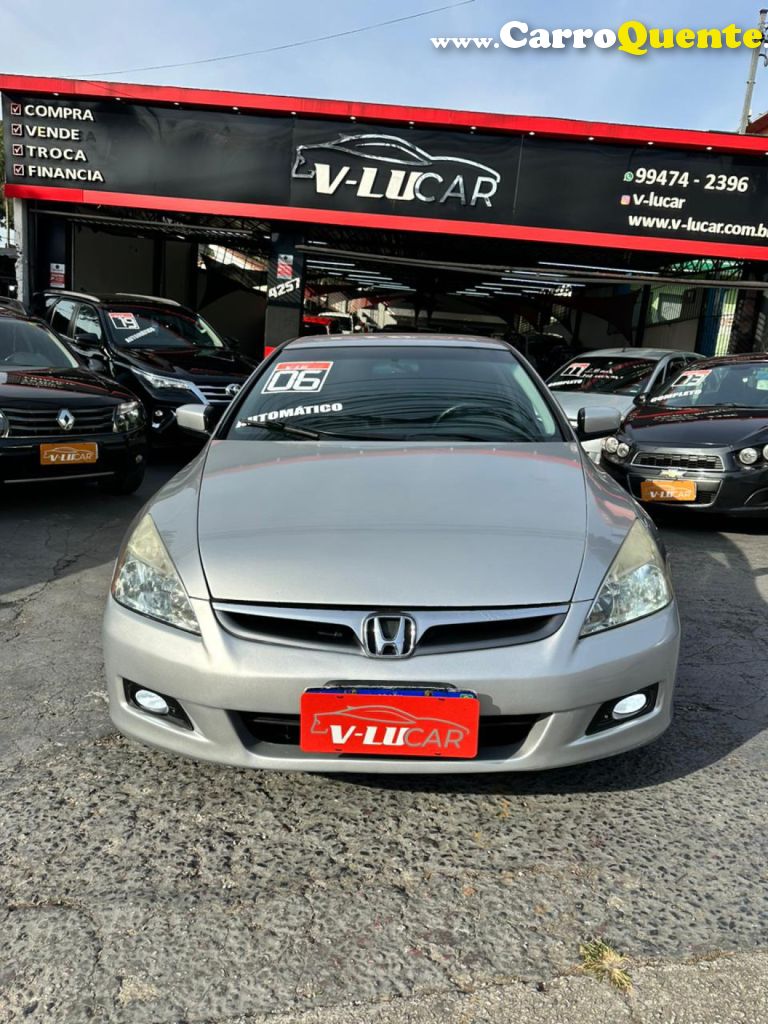 HONDA   ACCORD SEDAN LX 2.0 16V 150156CV AUT.   PRATA 2006 2.0 GASOLINA - Loja