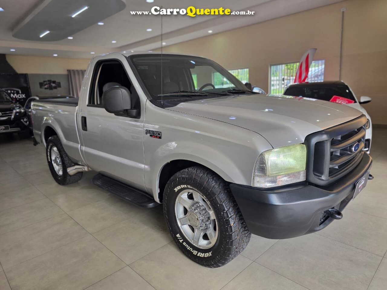 FORD   F-250 XL 4.2 TURBO DIESEL   PRATA 2001 4.2 DIESEL - Loja