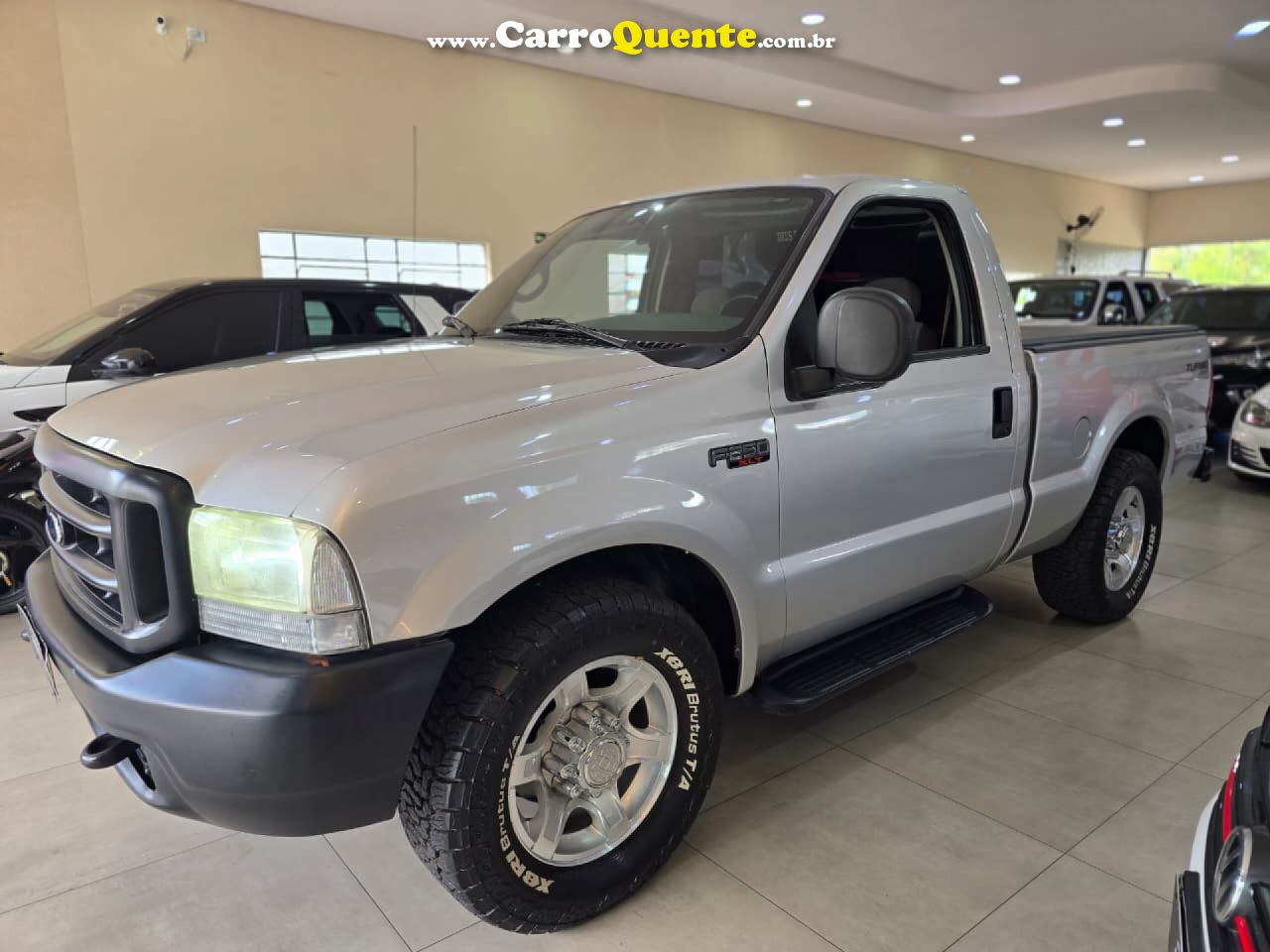 FORD   F-250 XL 4.2 TURBO DIESEL   PRATA 2001 4.2 DIESEL - Loja