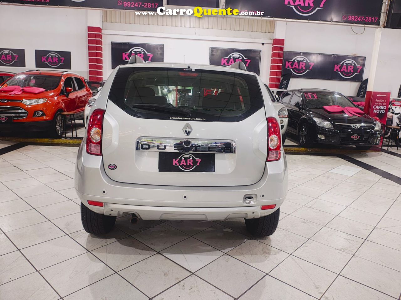 RENAULT   DUSTER DYNAMIQUE 1.6 FLEX 16V MEC.   PRATA 2013 1.6 FLEX - Loja