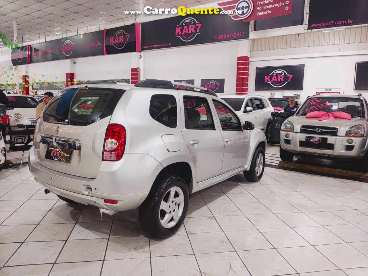 RENAULT   DUSTER DYNAMIQUE 1.6 FLEX 16V MEC.   PRATA 2013 1.6 FLEX - Loja