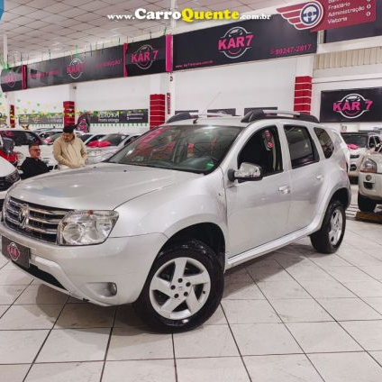 RENAULT   DUSTER DYNAMIQUE 1.6 FLEX 16V MEC.   PRATA 2013 1.6 FLEX