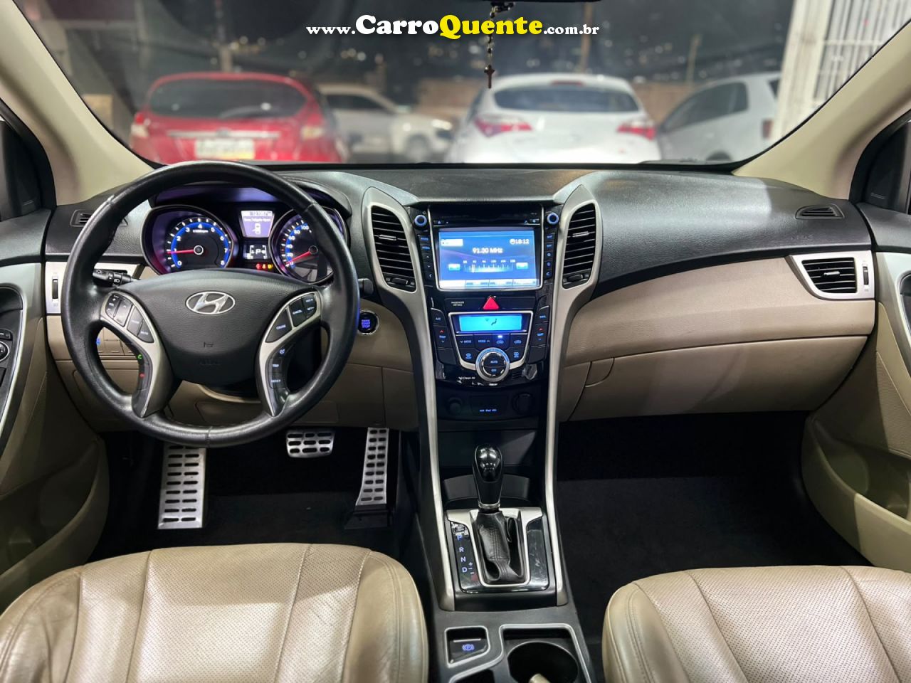 HYUNDAI   I30 SERIE LIMITADA 1.8 16V AUT. 5P   BRANCO 2015 1.8 GASOLINA - Loja