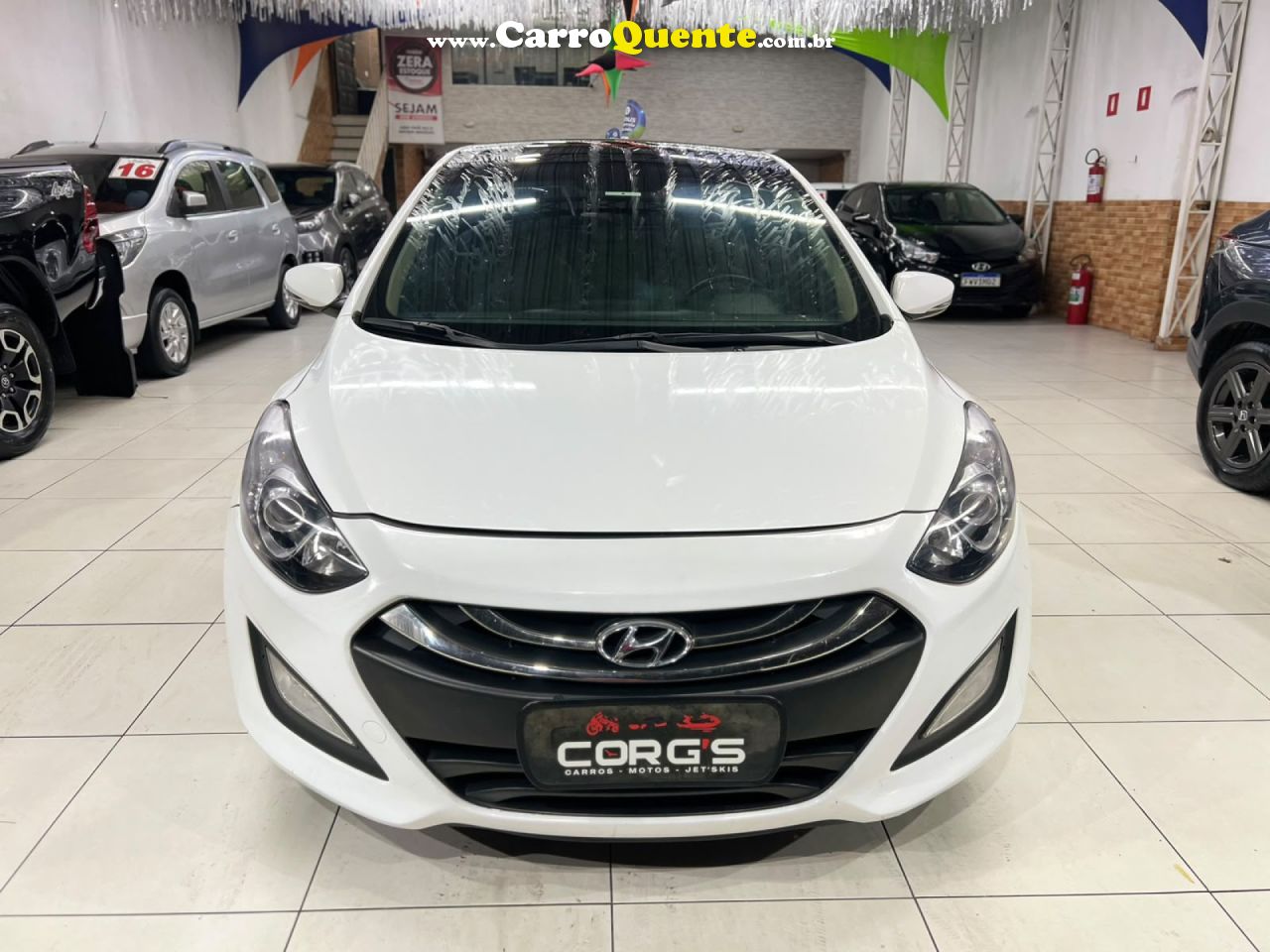 HYUNDAI   I30 SERIE LIMITADA 1.8 16V AUT. 5P   BRANCO 2015 1.8 GASOLINA - Loja