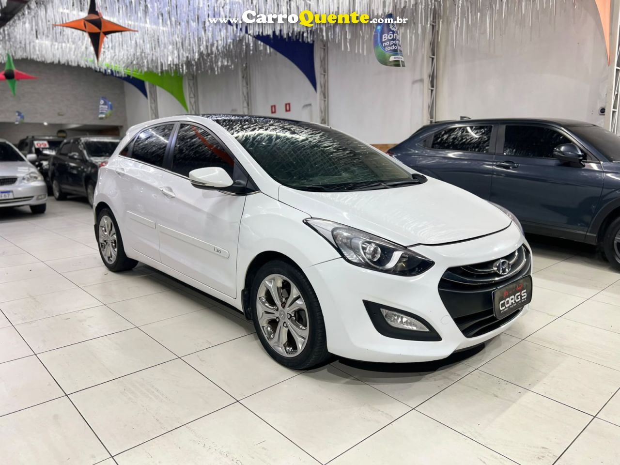 HYUNDAI   I30 SERIE LIMITADA 1.8 16V AUT. 5P   BRANCO 2015 1.8 GASOLINA - Loja