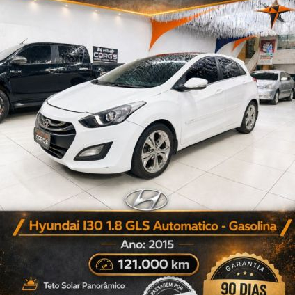 HYUNDAI   I30 SERIE LIMITADA 1.8 16V AUT. 5P   BRANCO 2015 1.8 GASOLINA