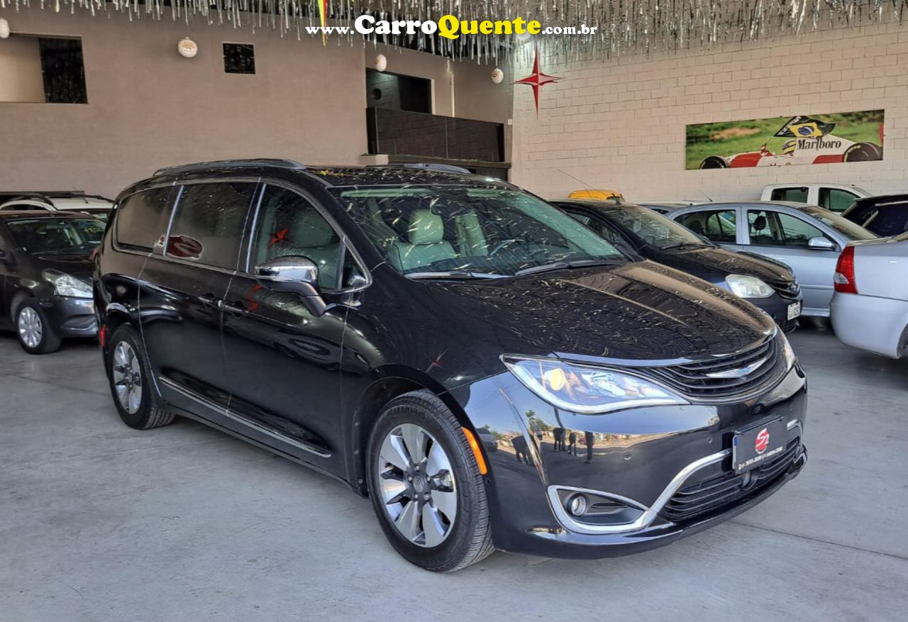 CHRYSLER   CHRYSLER PACIFICA 3.6 V6 E-HYBRID LIMITED    PRETO 2018 3.6 GASOLINA E ELÉTRICO - Loja