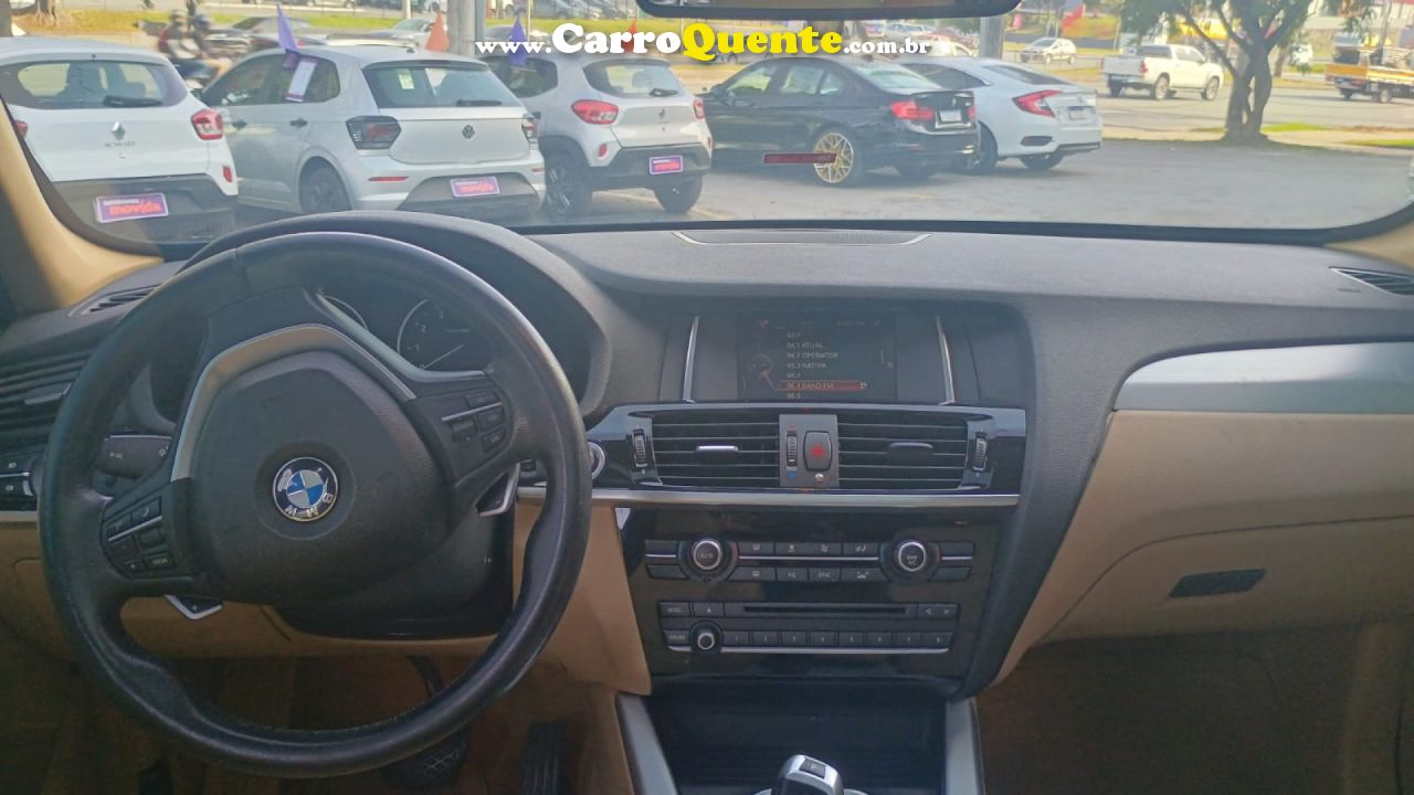 BMW   X3 XDRIVE 20I 2.0X-LINE BI-TB FLEX AUT.   BRANCO 2015 2.0 FLEX - Loja