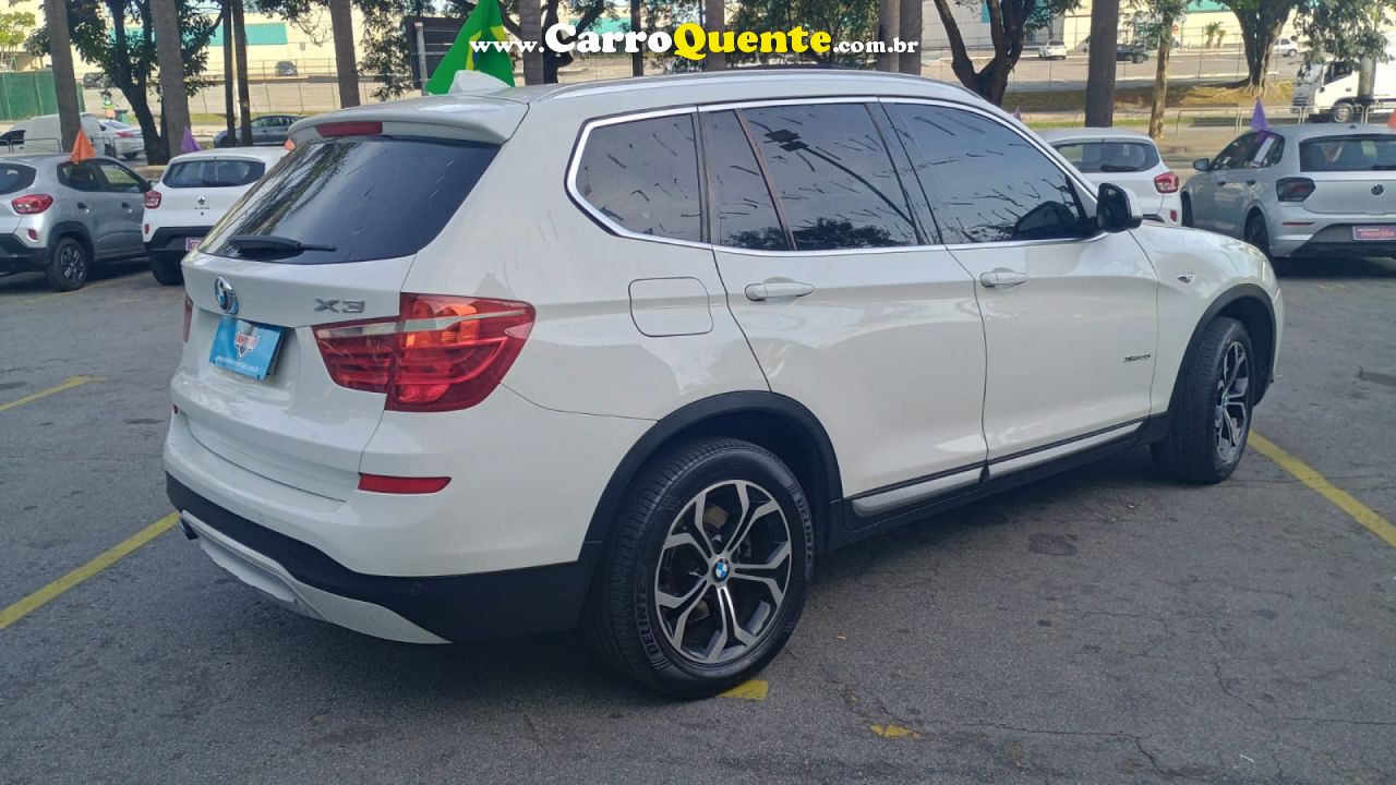 BMW   X3 XDRIVE 20I 2.0X-LINE BI-TB FLEX AUT.   BRANCO 2015 2.0 FLEX - Loja