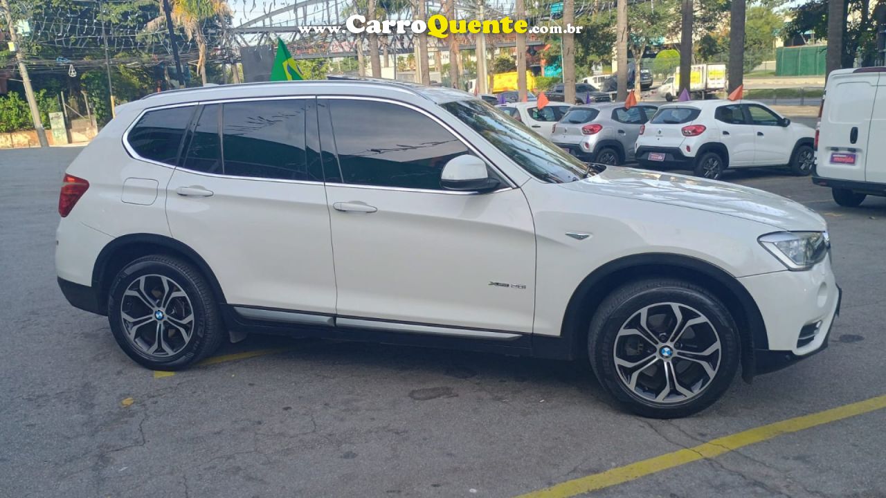 BMW   X3 XDRIVE 20I 2.0X-LINE BI-TB FLEX AUT.   BRANCO 2015 2.0 FLEX - Loja