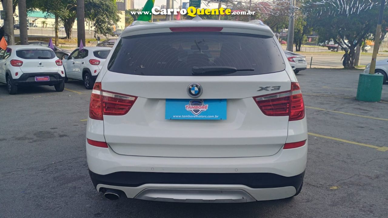 BMW   X3 XDRIVE 20I 2.0X-LINE BI-TB FLEX AUT.   BRANCO 2015 2.0 FLEX - Loja