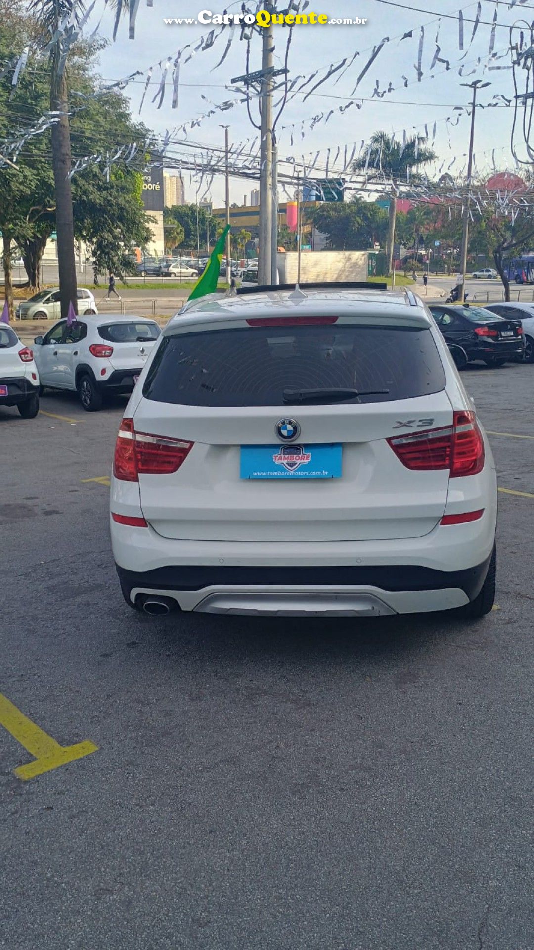 BMW   X3 XDRIVE 20I 2.0X-LINE BI-TB FLEX AUT.   BRANCO 2015 2.0 FLEX - Loja