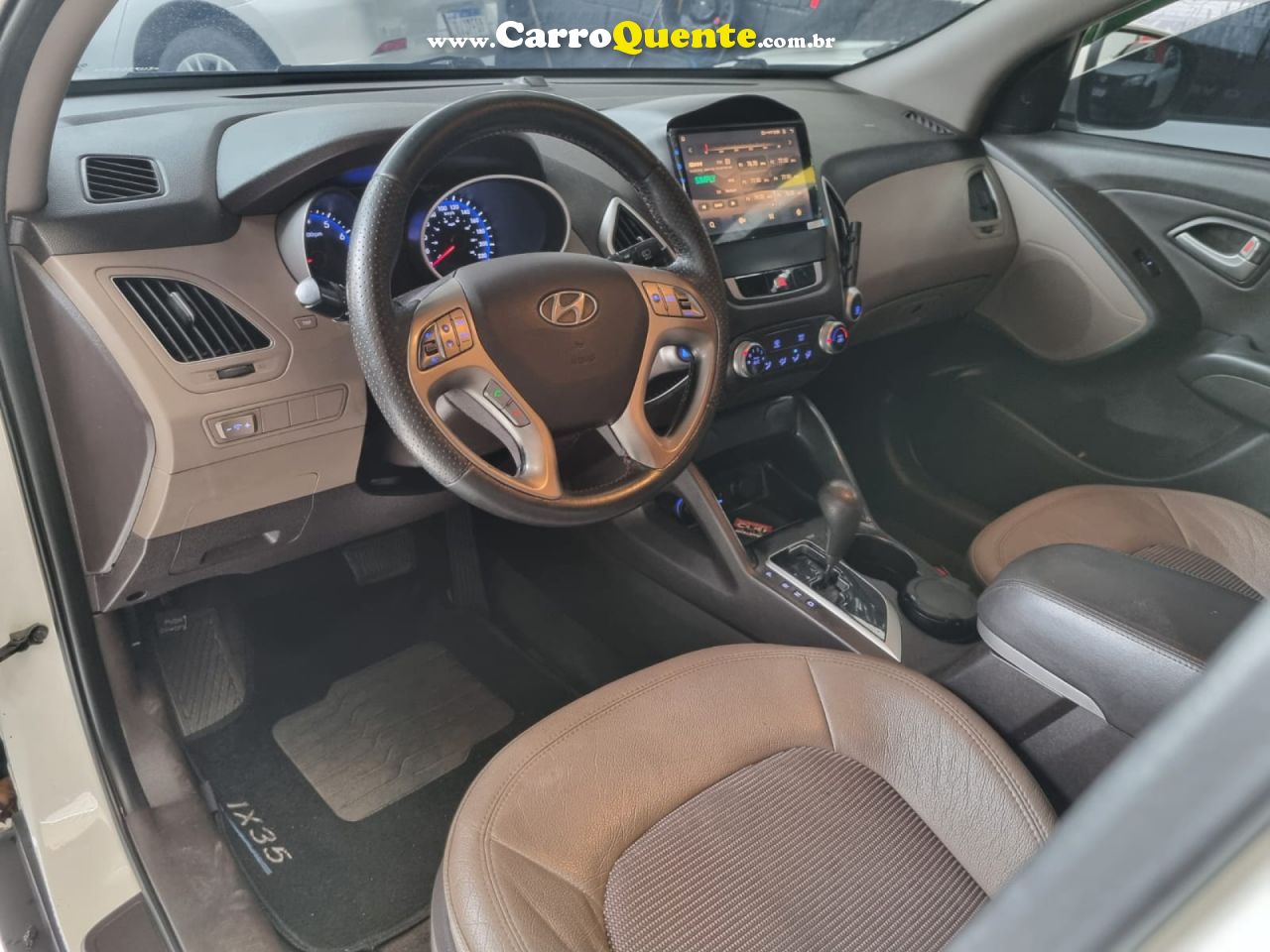 HYUNDAI   IX35 GLS 2.0 16V 2WD FLEX AUT.   BRANCO 2014 2.0 FLEX - Loja