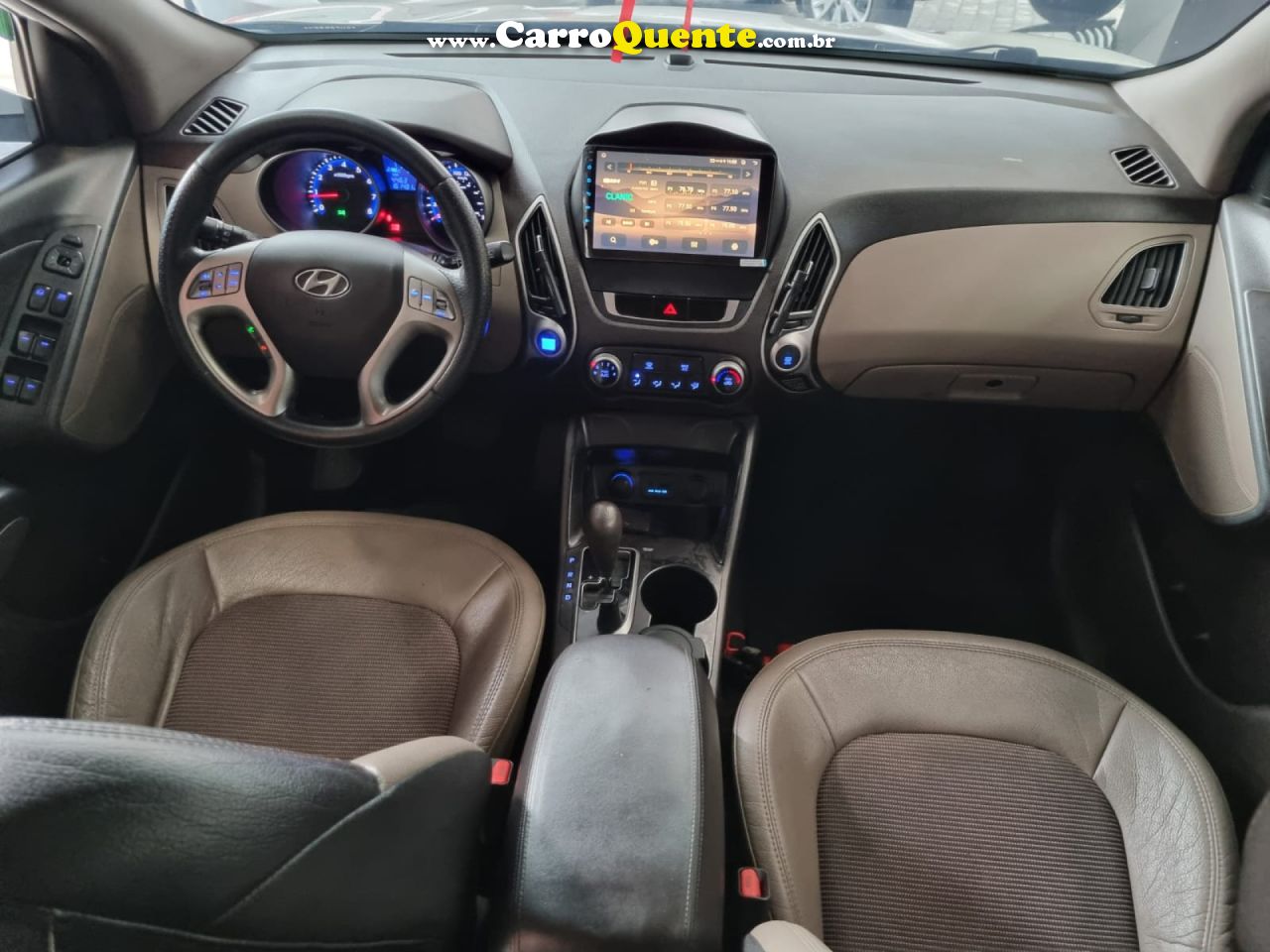 HYUNDAI   IX35 GLS 2.0 16V 2WD FLEX AUT.   BRANCO 2014 2.0 FLEX - Loja