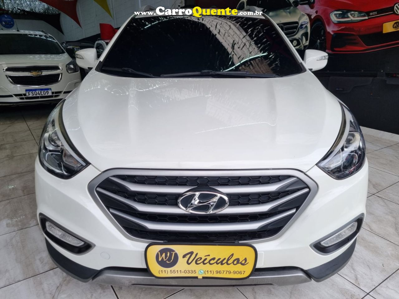 HYUNDAI   IX35 GLS 2.0 16V 2WD FLEX AUT.   BRANCO 2014 2.0 FLEX - Loja
