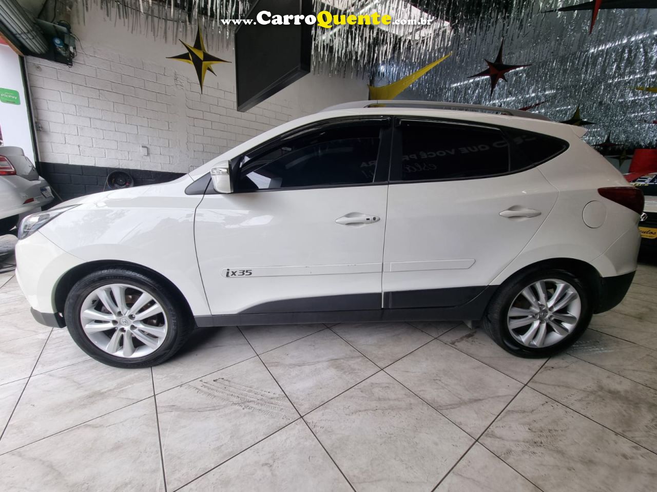 HYUNDAI   IX35 GLS 2.0 16V 2WD FLEX AUT.   BRANCO 2014 2.0 FLEX - Loja