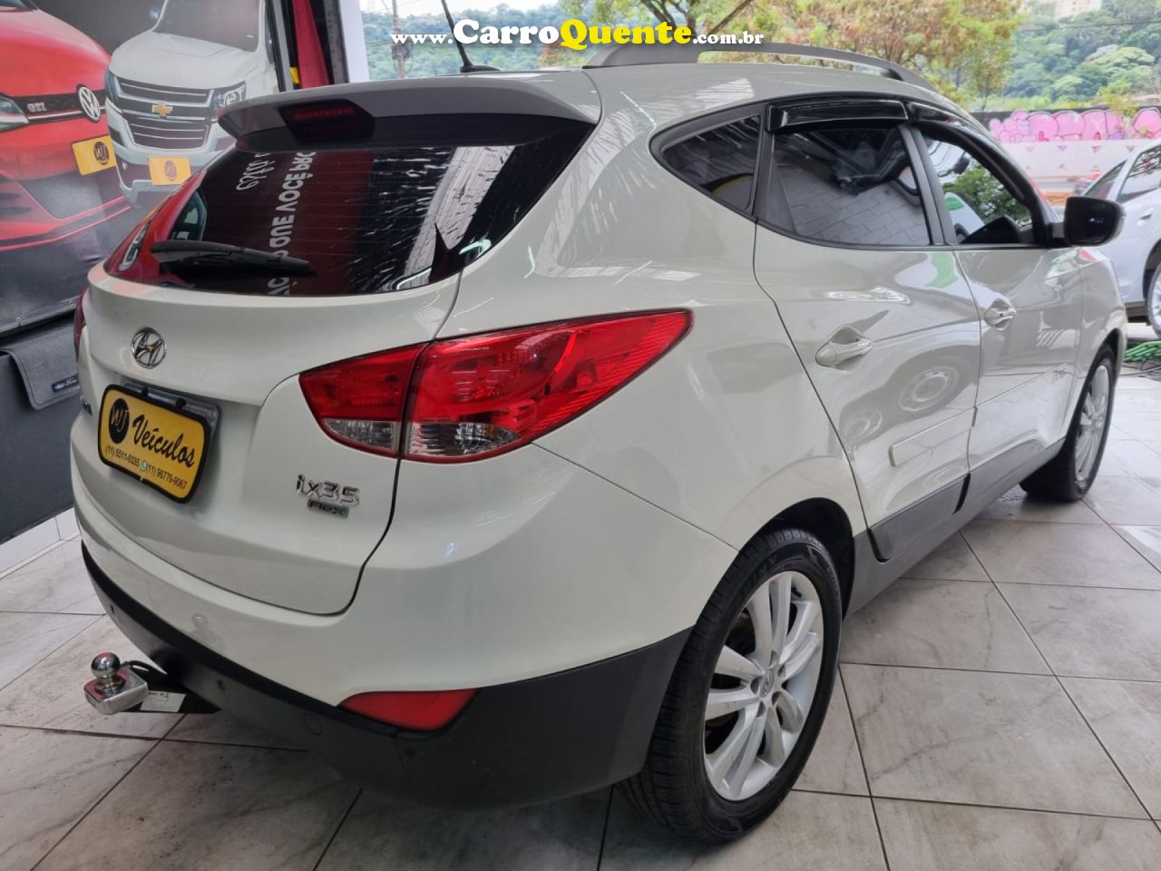 HYUNDAI   IX35 GLS 2.0 16V 2WD FLEX AUT.   BRANCO 2014 2.0 FLEX - Loja