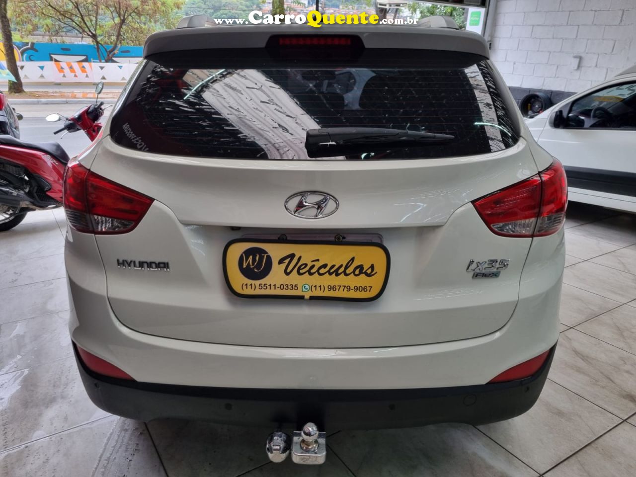 HYUNDAI   IX35 GLS 2.0 16V 2WD FLEX AUT.   BRANCO 2014 2.0 FLEX - Loja