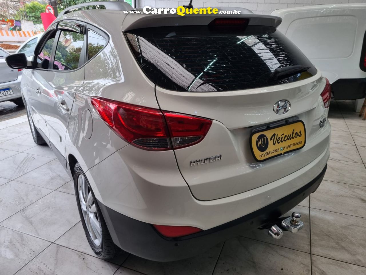 HYUNDAI   IX35 GLS 2.0 16V 2WD FLEX AUT.   BRANCO 2014 2.0 FLEX - Loja