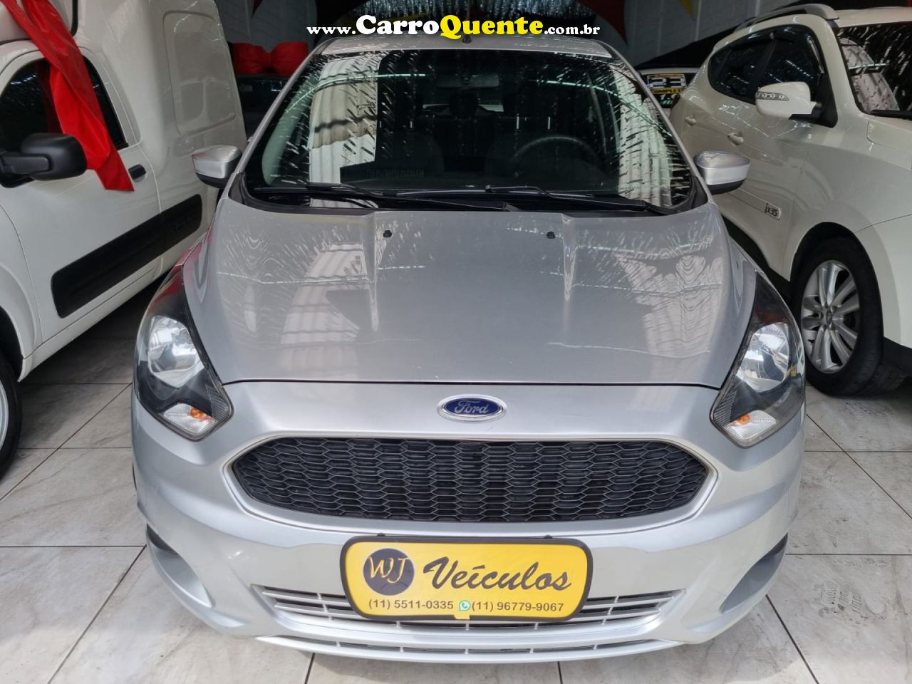 FORD   KA 1.0 SESE PLUS TIVCT FLEX 5P   PRATA 2018 1.0 FLEX - Loja