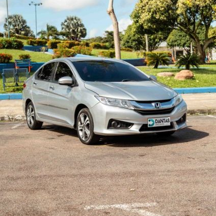 HONDA   CITY SEDAN EX 1.5 FLEX 16V 4P AUT.   PRATA 2016 1.5 FLEX