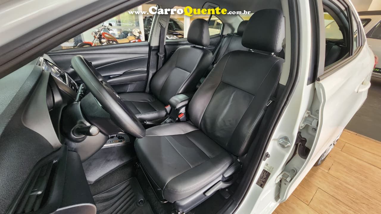 TOYOTA   YARIS XL SEDAN 1.5 FLEX 16V 4P AUT.   BRANCO 2024 1.5 FLEX - Loja
