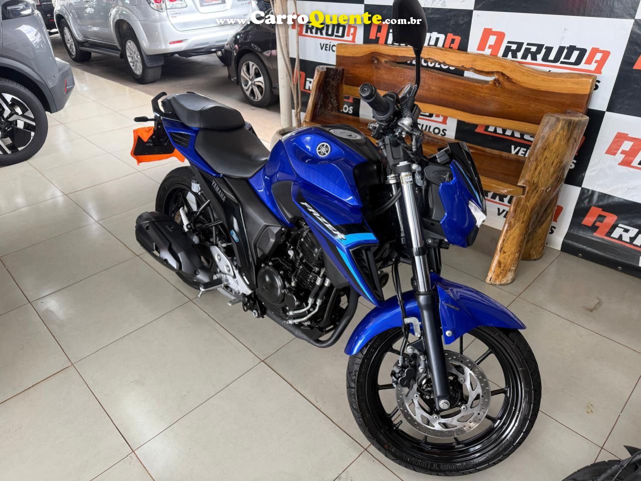 YAMAHA    FAZER 250CC CONNECTED   AZUL 2025 250CC GASOLINA - Loja