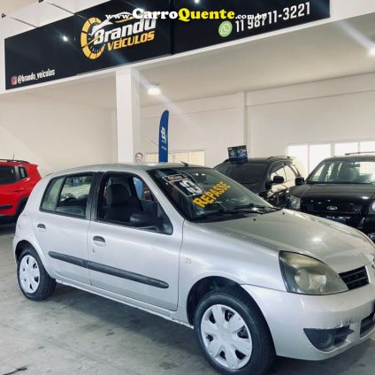 RENAULT   CLIO CAMPUS HI-FLEX 1.0 16V 5P   PRATA 2010 1.0 GASOLINA