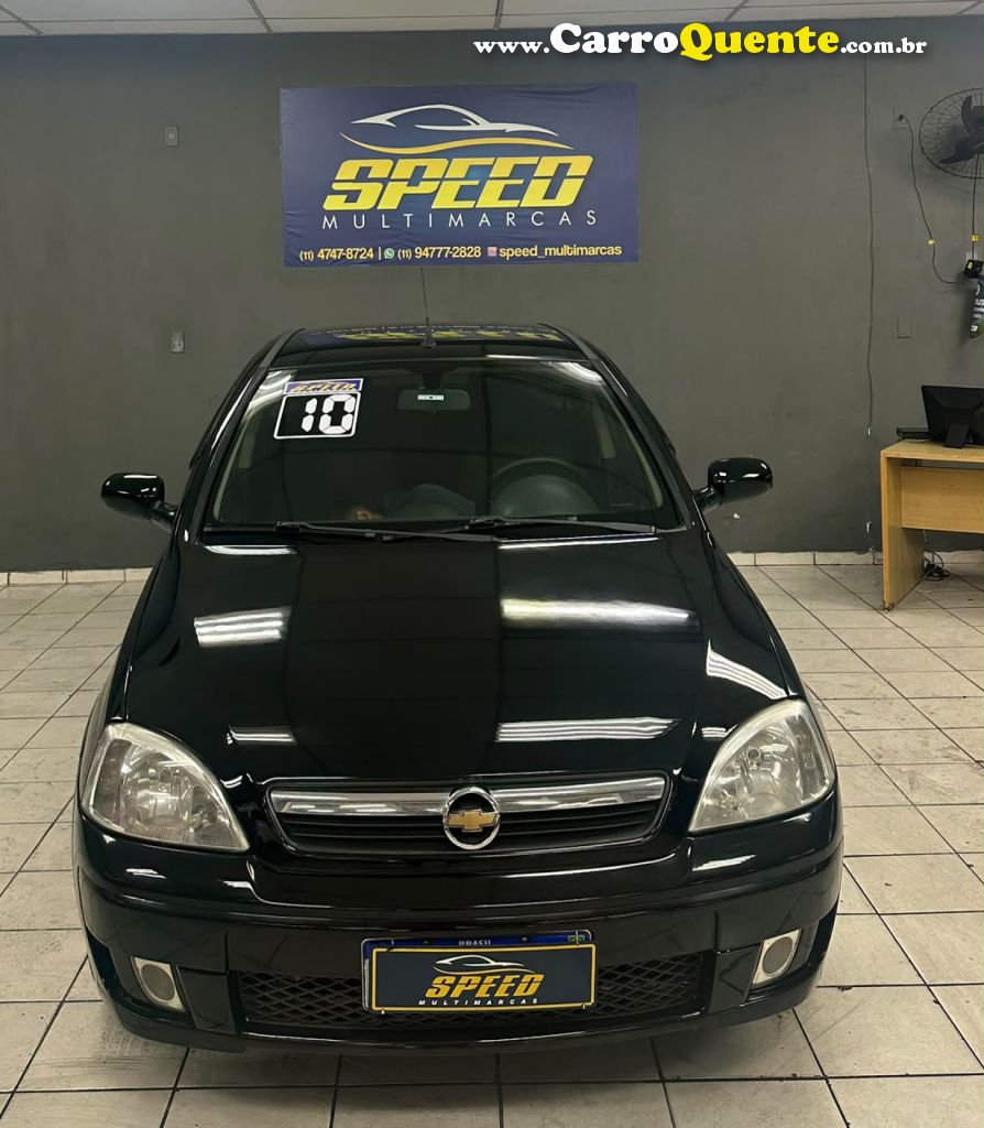 CHEVROLET   CORSA SED. PREMIUM 1.4 8V ECONOFLEX 4P   PRETO 2010 1.4 FLEX - Loja