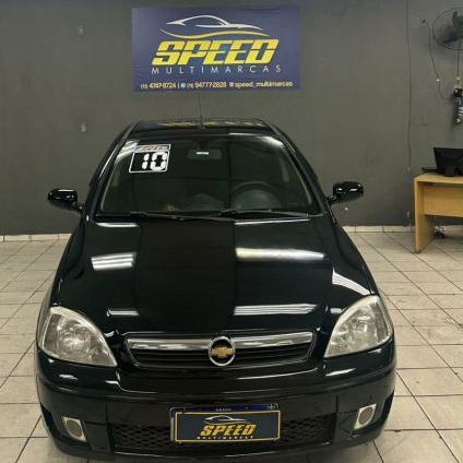 CHEVROLET   CORSA SED. PREMIUM 1.4 8V ECONOFLEX 4P   PRETO 2010 1.4 FLEX