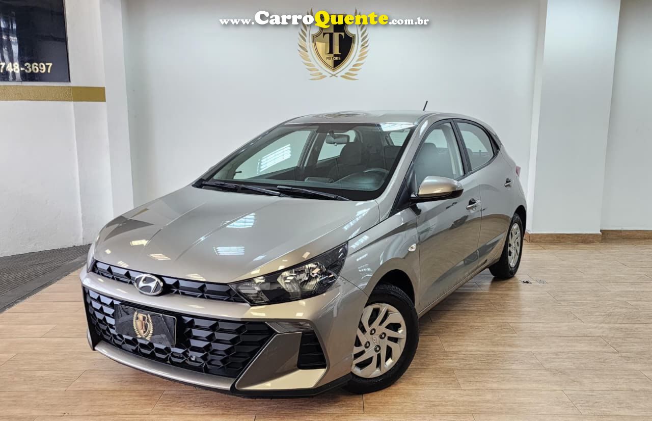 HYUNDAI   HB20 SENSE 1.0 FLEX 12V MEC.   PRATA 2024 1.0 FLEX - Loja