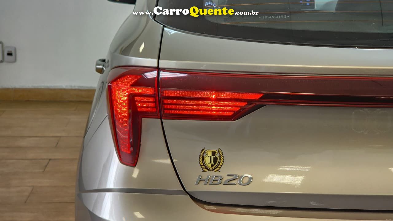 HYUNDAI   HB20 SENSE 1.0 FLEX 12V MEC.   PRATA 2024 1.0 FLEX - Loja