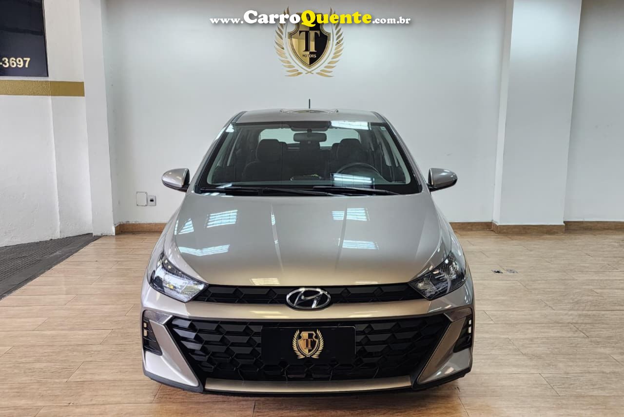HYUNDAI   HB20 SENSE 1.0 FLEX 12V MEC.   PRATA 2024 1.0 FLEX - Loja