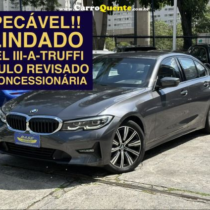 BMW   320IA 2.0 TURBOACTIVEFLEX 16VGP  4P   CINZA 2021 2.0 T GASOLINA