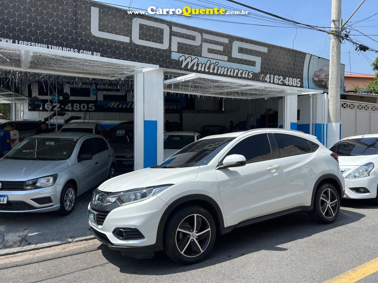 HONDA   HR-V EX 1.8 FLEXONE 16V 5P AUT.   BRANCO 2020 1.8 FLEX - Loja
