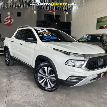 FIAT   TORO VOLCANO 2.0 16V 4X4 TB DIESEL AUT.   BRANCO 2024 2.0 DIESEL