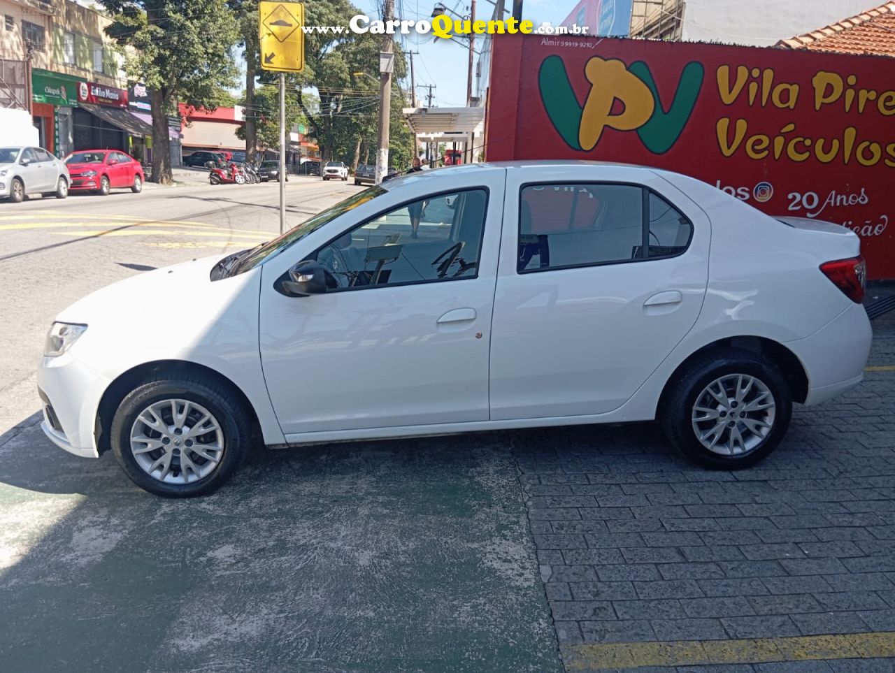RENAULT   LOGAN ZEN FLEX 1.0 12V 4P MEC.   BRANCO 2025 1.0 FLEX - Loja