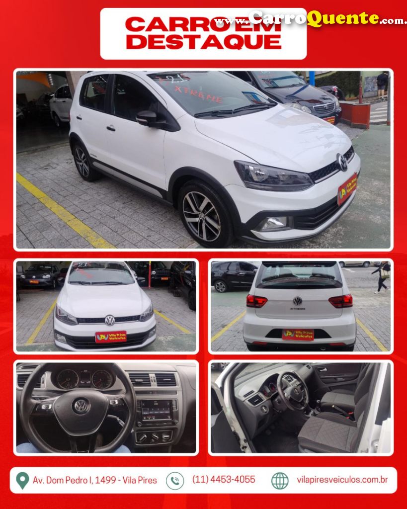 VOLKSWAGEN   FOX XTREME 1.6 FLEX 8V 5P   BRANCO 2021 1.6 FLEX - Loja