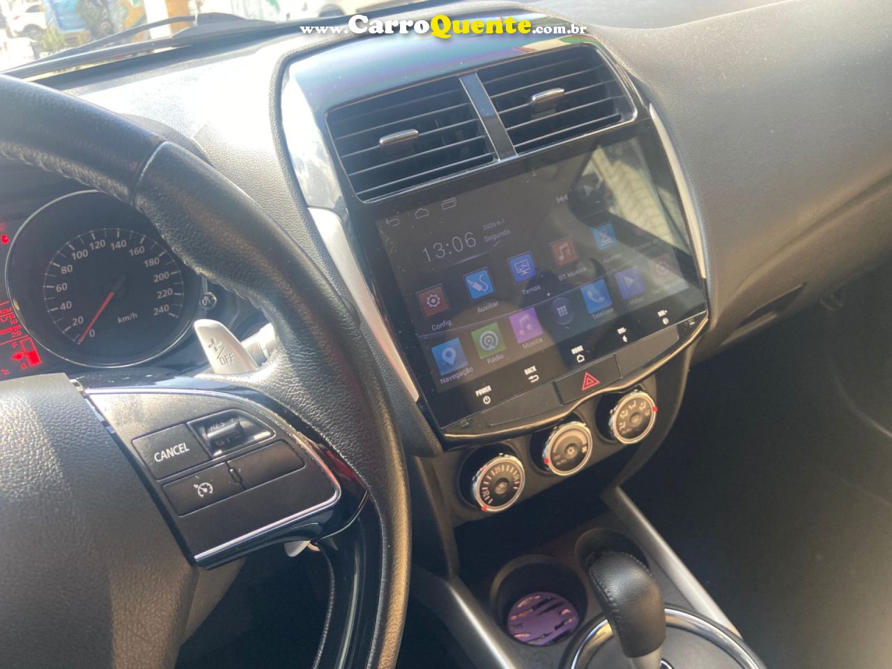 MITSUBISHI   ASX GLS FWD 2.0 16V FLEX AUT.   PRETO 2020 2.0 FLEX - Loja