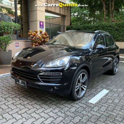 PORSCHE   4.8 S 4X4 V8 32V GASOLINA 4P TIPTRONIC   PRETO 2013 4.5 GASOLINA