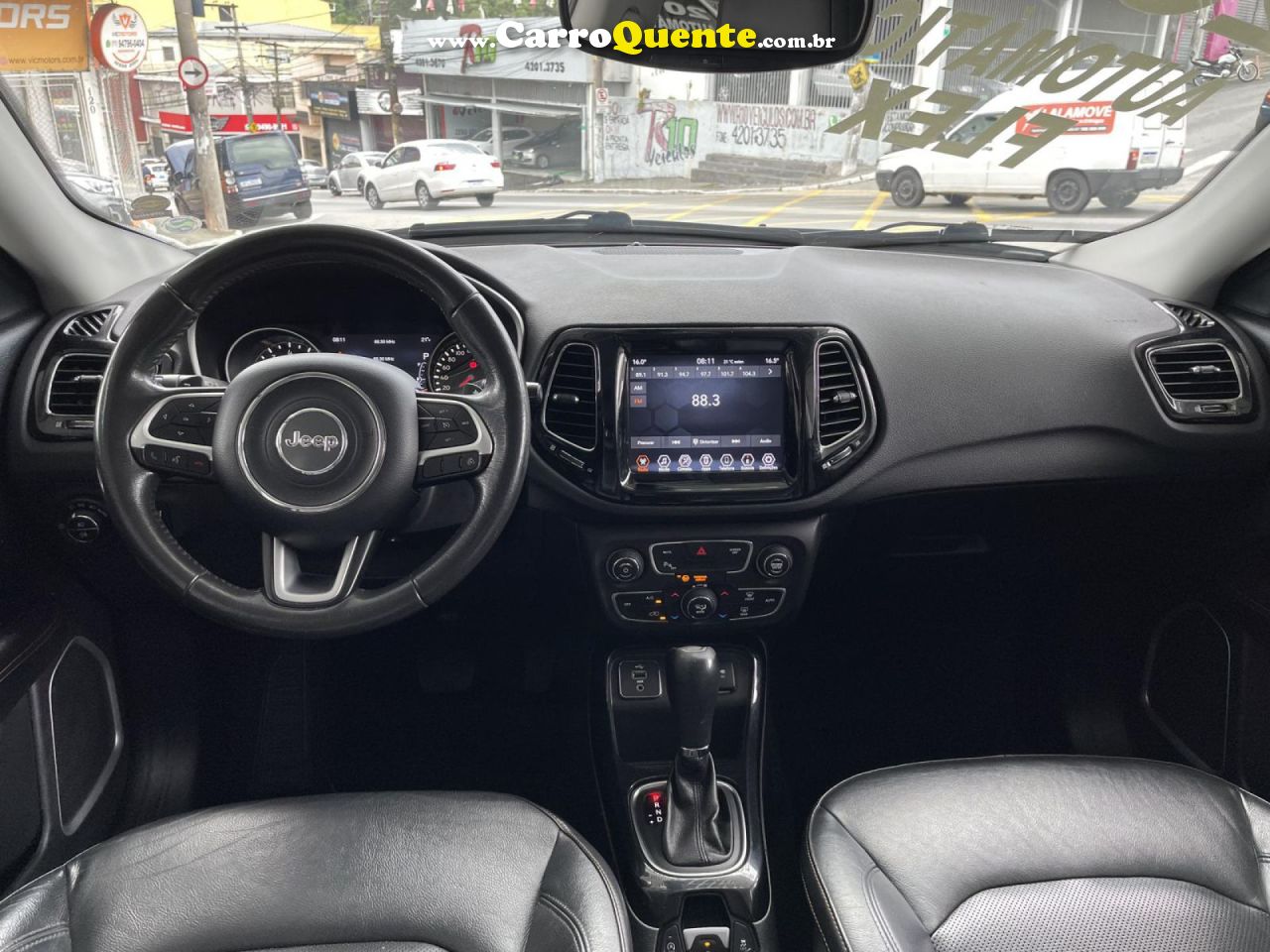 JEEP   COMPASS LIMITED 2.0 4X2 FLEX 16V AUT.   BRANCO 2018 2.0 FLEX - Loja
