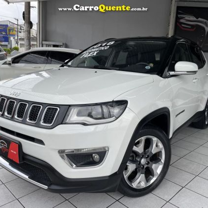 JEEP   COMPASS LIMITED 2.0 4X2 FLEX 16V AUT.   BRANCO 2018 2.0 FLEX