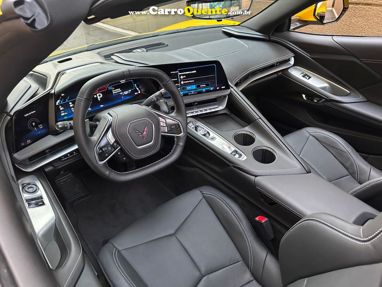 CHEVROLET   6.2 V8 LT1 GASOLINA STINGRAY CONVERSIVEL AUTOMÁTICO   AMARELO 2026 6.2 GASOLINA - Loja