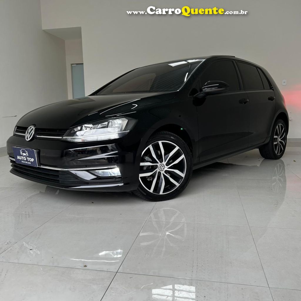 VOLKSWAGEN   GOLF COMFORT. 200 TSI 1.0 FLEX 12V AUT.   PRETO 2018 1.0 FLEX - Loja