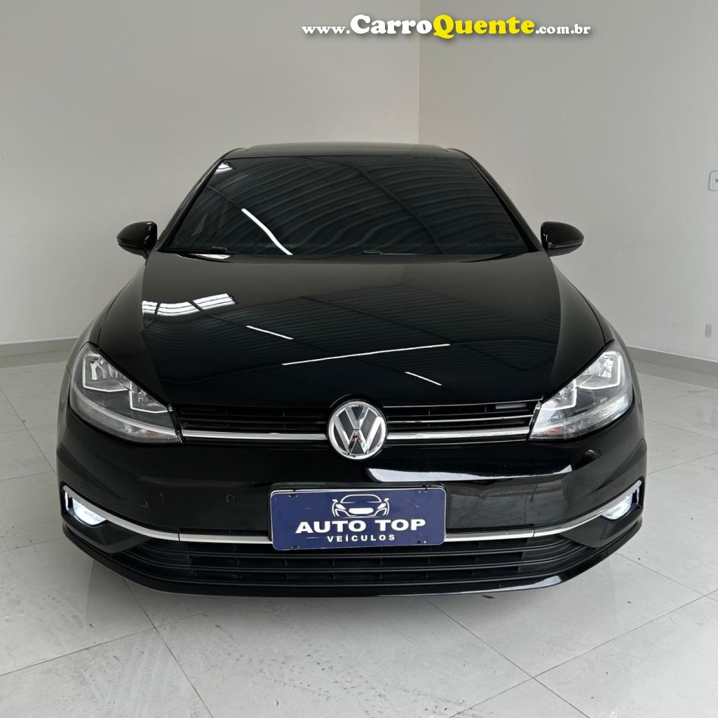 VOLKSWAGEN   GOLF COMFORT. 200 TSI 1.0 FLEX 12V AUT.   PRETO 2018 1.0 FLEX - Loja