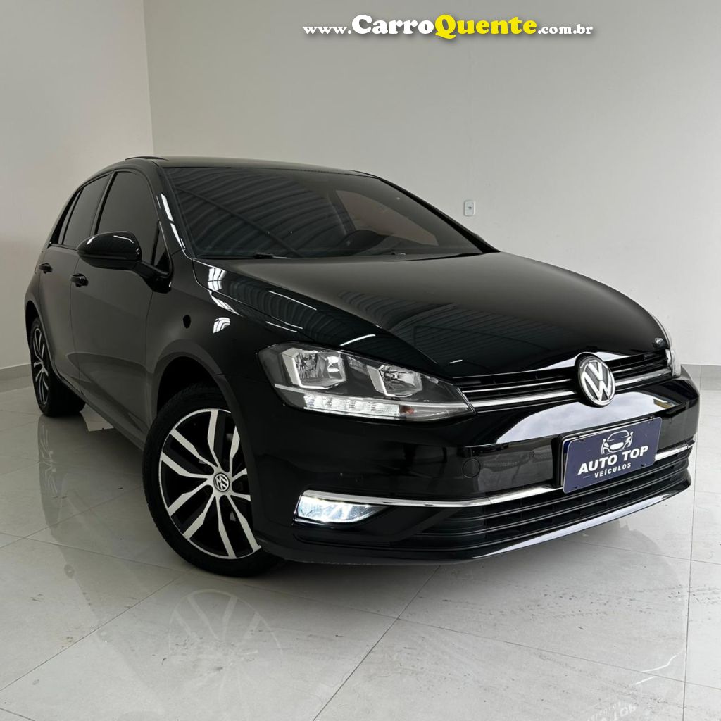 VOLKSWAGEN   GOLF COMFORT. 200 TSI 1.0 FLEX 12V AUT.   PRETO 2018 1.0 FLEX - Loja