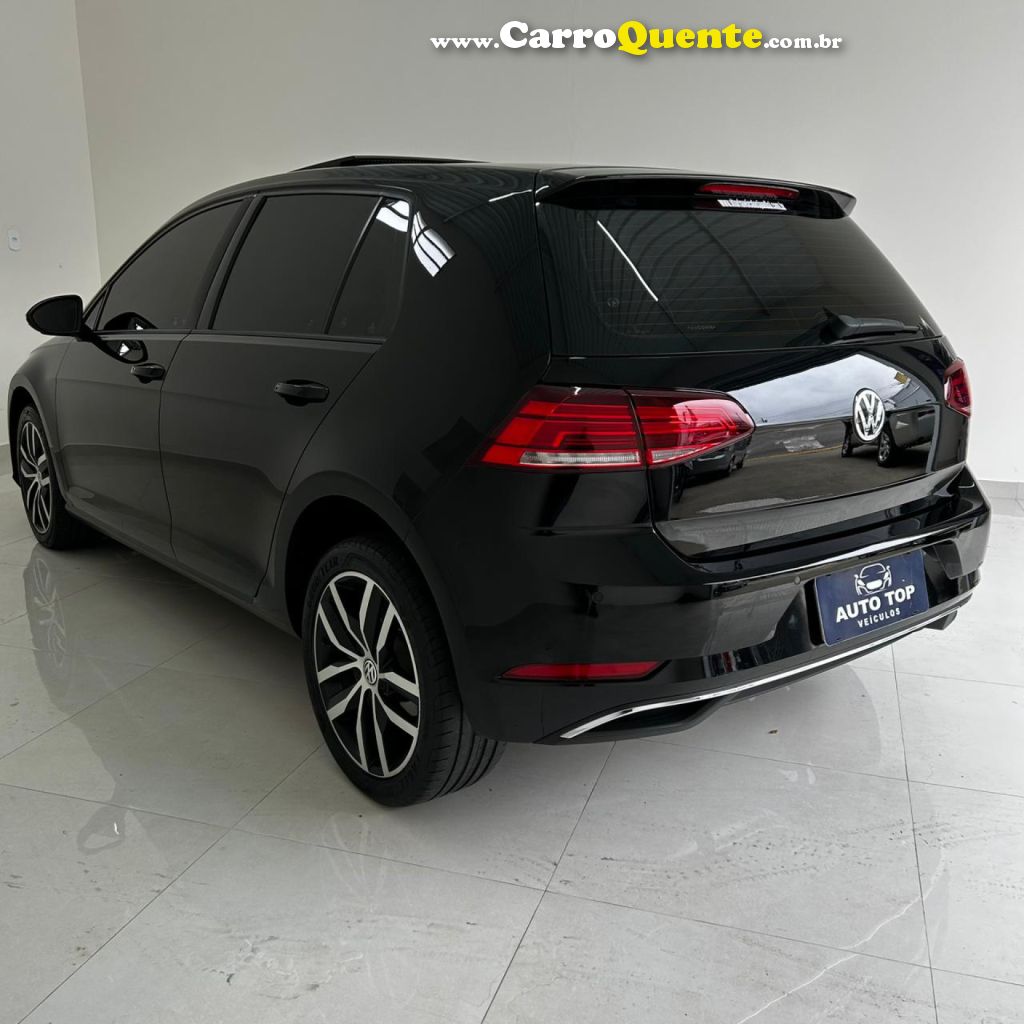 VOLKSWAGEN   GOLF COMFORT. 200 TSI 1.0 FLEX 12V AUT.   PRETO 2018 1.0 FLEX - Loja