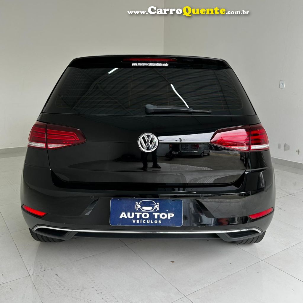 VOLKSWAGEN   GOLF COMFORT. 200 TSI 1.0 FLEX 12V AUT.   PRETO 2018 1.0 FLEX - Loja