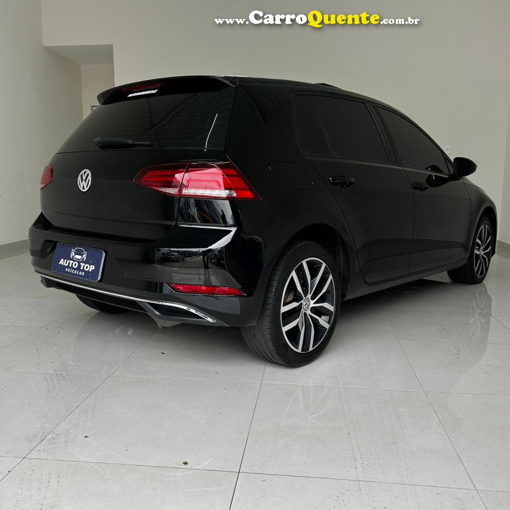 VOLKSWAGEN   GOLF COMFORT. 200 TSI 1.0 FLEX 12V AUT.   PRETO 2018 1.0 FLEX - Loja